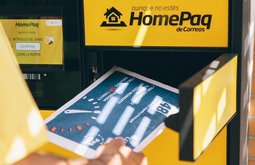 Correos instala sus dispositivos HomePaq en los centros Alcampo.