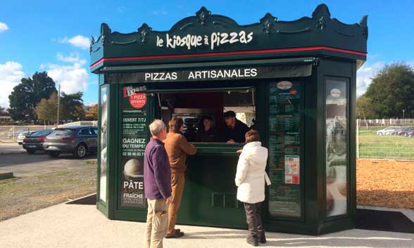 Le Kiosque à Pizzas trae a España su franquicia de kioscos de pizza.
