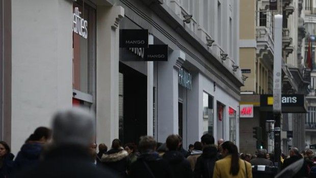 Madrid desplaza a Barcelona en tráfico peatonal en sus calles comerciales con una media de 5.981 personas diarias.
