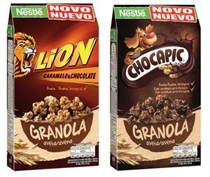 Lion Granola y Chocapic Granola, las nuevas referencias de Nestlé.