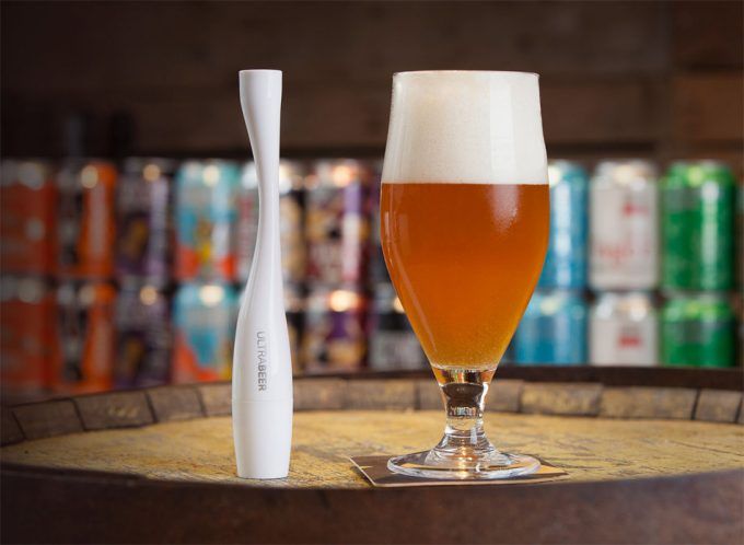 UltraBeer, dispositivo para recuperar la espuma que pierde la cerveza.