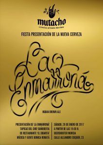 Mutacho estará en el primer Festival de Invierno de la Cerveza Artesana en Bullas.