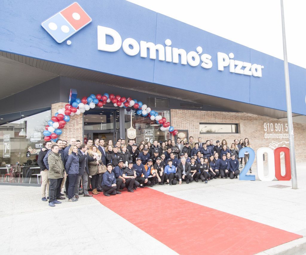 Domino’s Pizza alcanza los 200 locales en España.