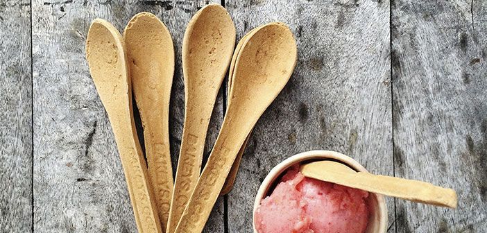 La última revolución sostenible de los restaurantes: llegan los cubiertos comestibles .