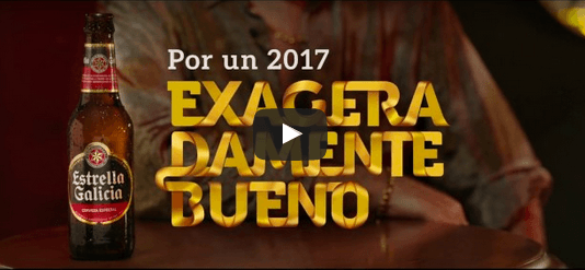 Más de 5 millones de personas ‘brindaron’ con Estrella Galicia por un 2017 exageradamente bueno.