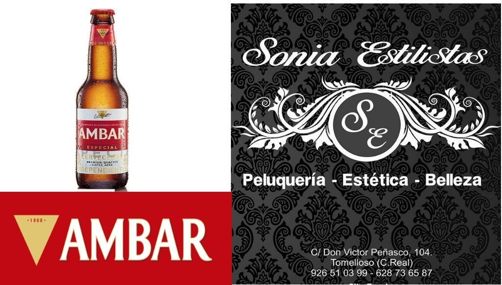 Cerveza Ambar y Sonia Estilistas se unen en una original campaña de marketing en Tomelloso.