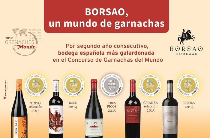 La bodega española más premiada en el concurso de Garnachas del Mundo.
