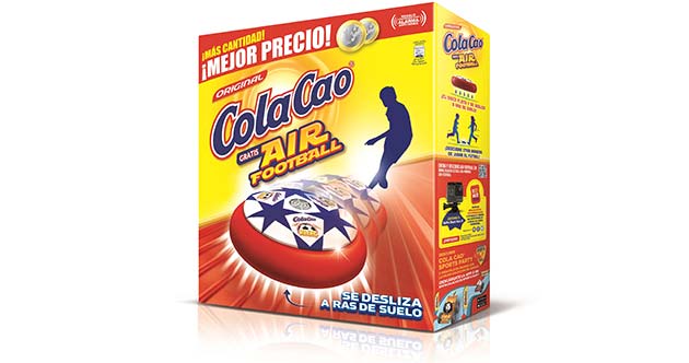 Air Football, el nuevo regalo de los envases de Cola Cao.