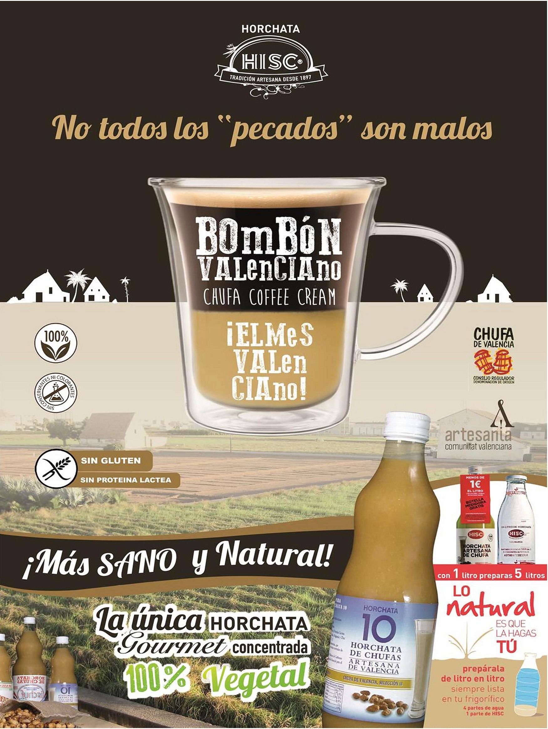 El bombón valenciano ya no lleva leche condensada, sino horchata