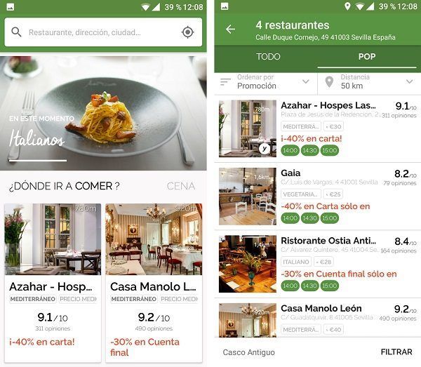 Las mejores apps para reservar o descubrir restaurantes .