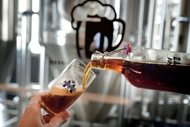 Scottish Ale, el último proyecto de Moritz en la fiesta de la cerveza de Barcelona .
