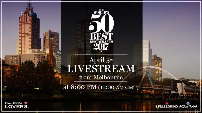 Gala de presentación de la lista de los 50 Mejores Restaurantes del Mundo 2017 en directo.