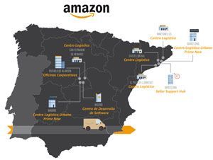 Amazon creará 650 nuevos empleos en un nuevo centro logístico en Barcelona.
