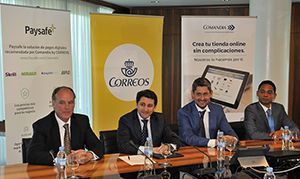 Correos y Paysafe acuerdan facilitar el pago en el comercio electrónico.