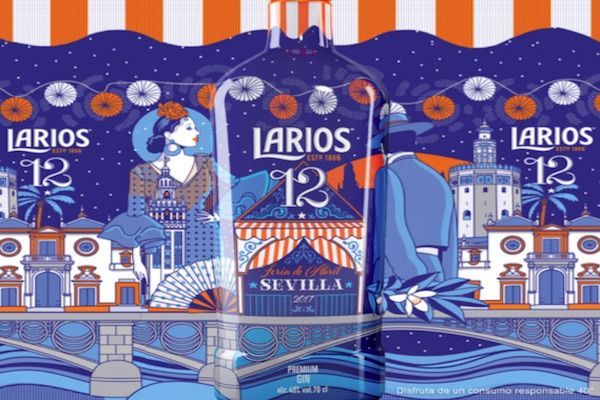 Larios 12 lleva el espíritu Mediterráneo a la Feria de Abril.