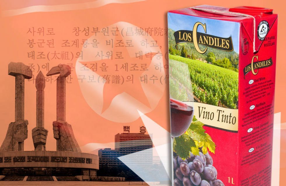 Un vino de brick embotellado en Castilla-La Mancha triunfa entre las élites de Corea del Norte.