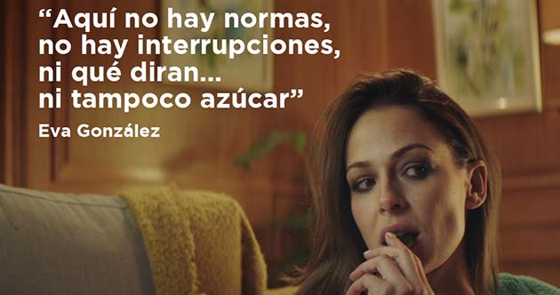 Eva González, nueva imagen de Chocolates Valor 0% Azúcares Añadidos.
