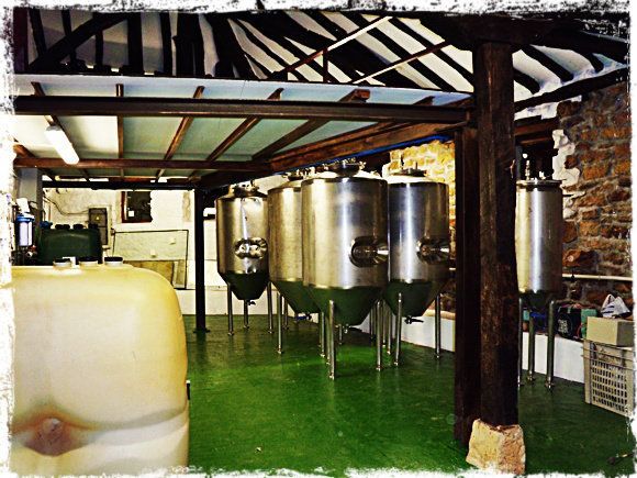 La cerveza CLTA producto rural 100% vivo.