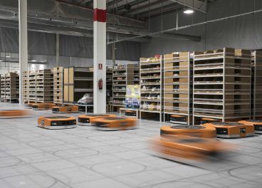 Los robots logísticos de Amazon llegan a España.