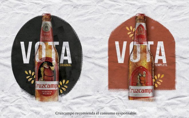 Cruzcampo somete a un referéndum popular su cambio de imagen.