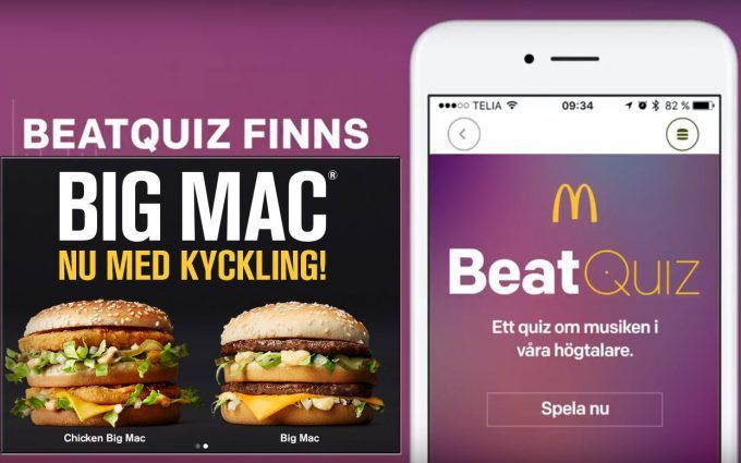 McDonald’s propone a sus clientes jugar a un trivial musical mientras comen una hamburguesa