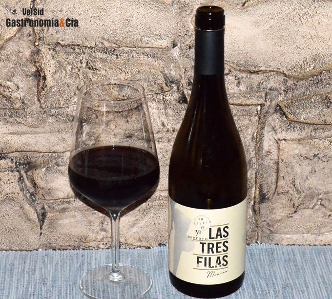 Vino Las Tres Filas 2015. Denominación de Origen Bierzo