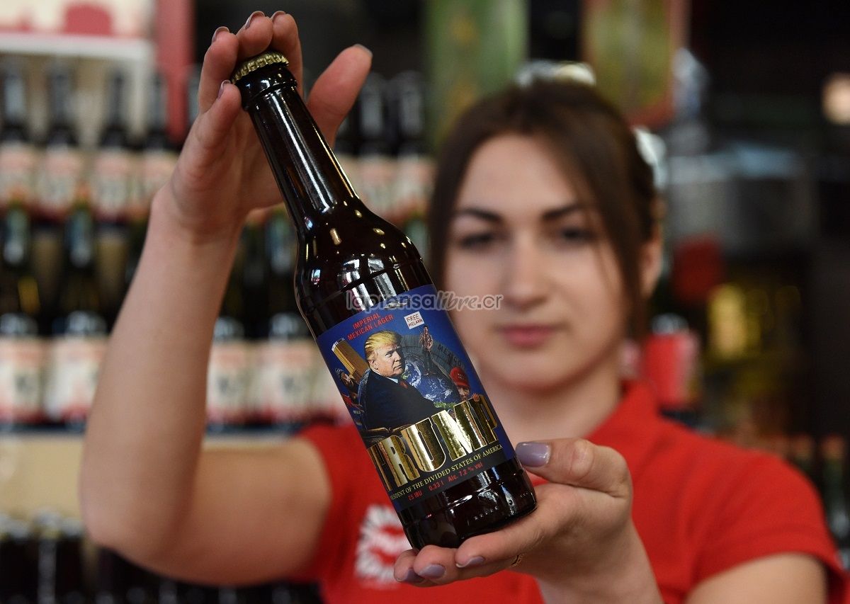 «Trump», nueva marca de cerveza artesanal en Ucrania