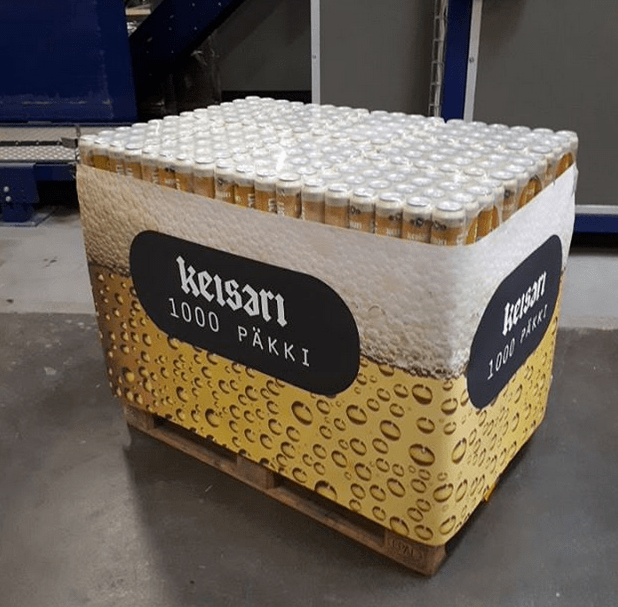 Una marca de cerveza finlandesa ha hecho un pack de 1.080 cervezas… ¡y la gente lo está comprando!