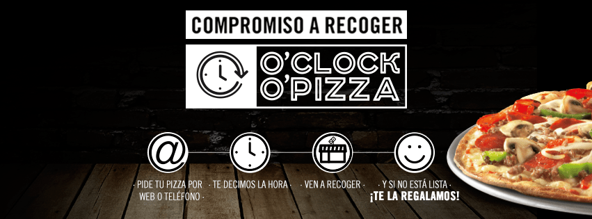 Domino’s Pizza pone en marcha su nuevo servicio “O´Clock O´Pizza”