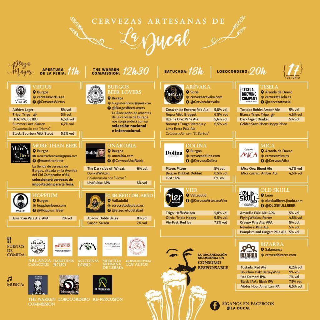La Ducal, feria de la cerveza artesana en Lerma