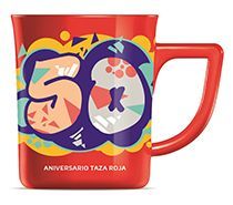 Nescafé celebra los 50 años de su Taza Roja