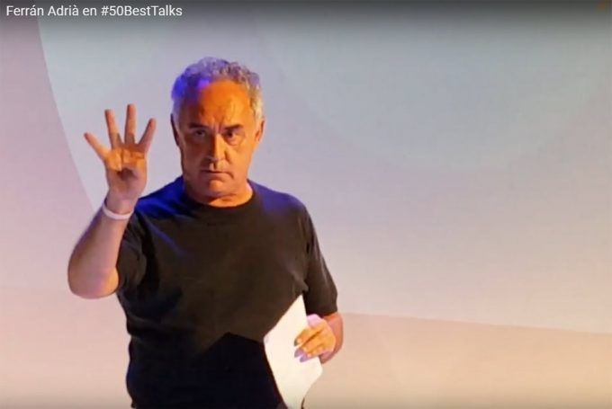 Ferrán Adrià en #50BestTalks: Transfiriendo conocimiento a futuras generaciones