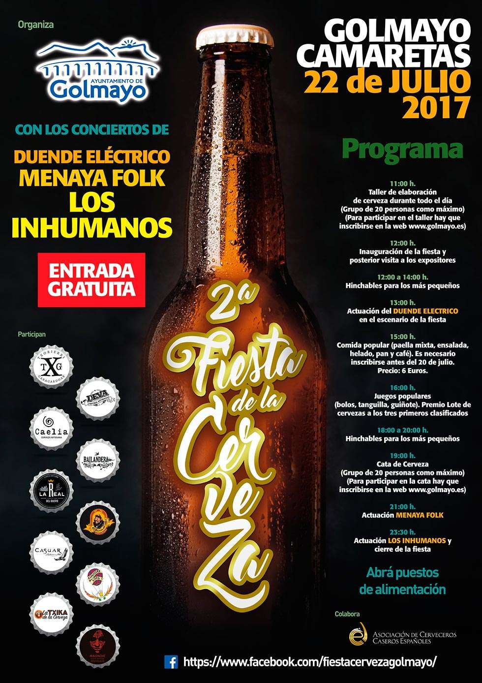 Golmayo organiza la II edición de la Feria de la Cerveza Artesana