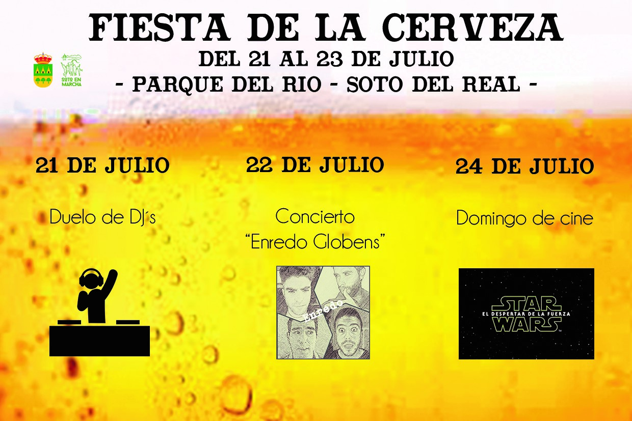 Soto del Real combate el calor con la Fiesta de la Cerveza