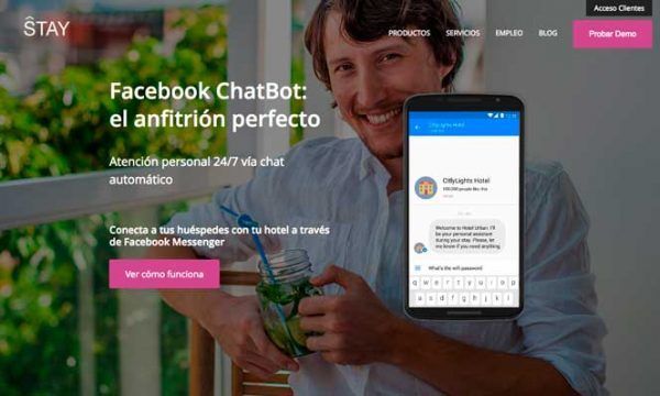 Stay: un chatbox o asistente virtual para una nueva relación hotel-clientes