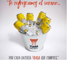 Yuasa regala cerveza en verano