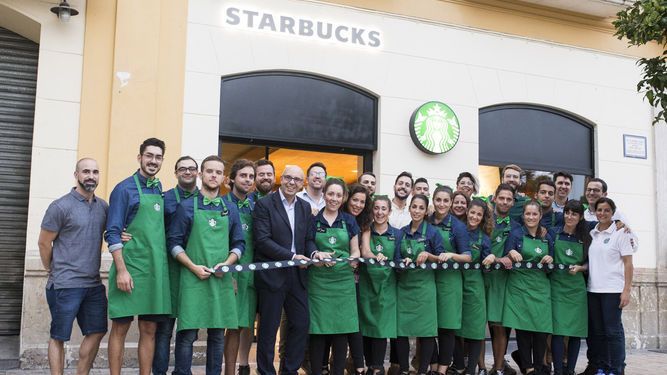 Starbucks desembarca en la Plaza de la Merced