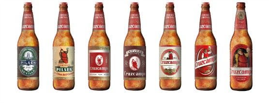 CRUZCAMPO LANZA UNA COLECCIÓN HISTÓRICA DE BOTELLAS DURANTE ESTE VERANO