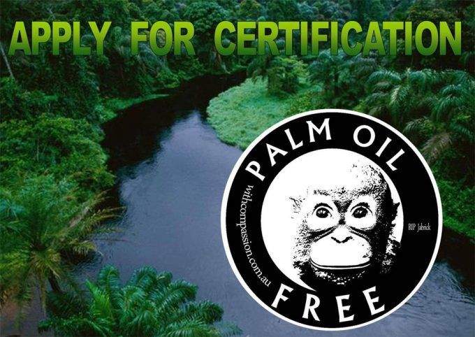 Nueva certificación ‘Libre de aceite de palma’