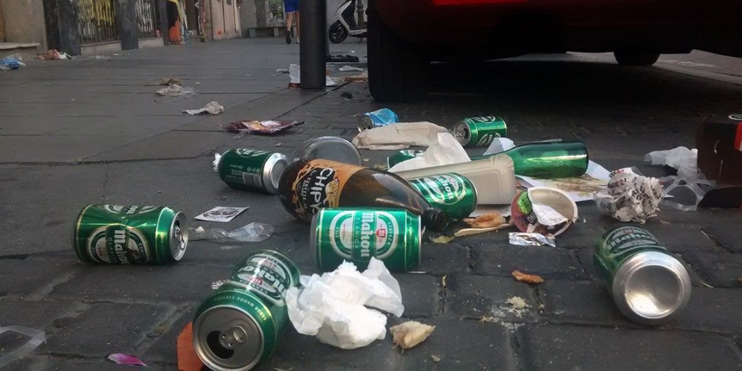 Mapa de los ‘pisos lanzadera’ de las mafias de la venta ilegal de latas de cerveza