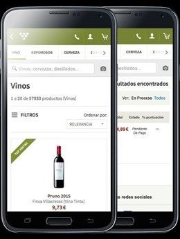 La venta de vino a través de ‘smartphones’ se dispara un 80% en el verano