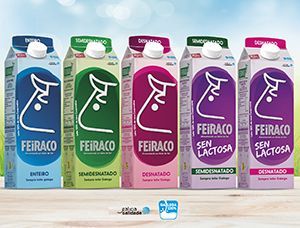 Las leches Feiraco y Únicla estrenan envases