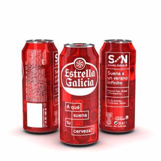 Hijos de Rivera lanza nuevos diseños en sus cervezas para promocionar el SON Estrella Galicia