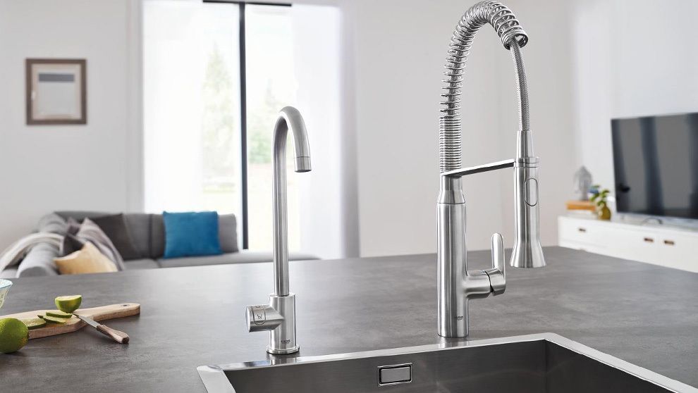 Grohe Blue Home lanza el grifo que filtra el agua y le añade gas