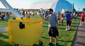 Ecoembes ha colaborado este año con 44 festivales para luchar contra el littering