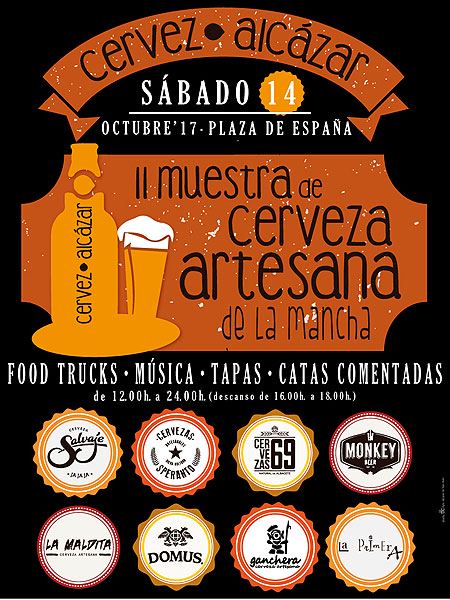 ‘Cerveza Alcázar’, la II Muestra de Cerveza Artesana de La Mancha se celebrará el próximo 14 de octubre