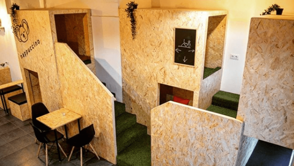 ‘Nappuccino’, el primer siesta-café aterriza en España