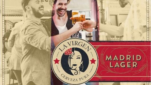 Primera campaña publicitaria de Cervezas La Virgen