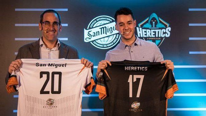 San Miguel entra en los eSports como patrocinador de Team Heretics