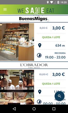 weSAVEeat, la app contra el desperdicio alimentario